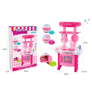 Cocina Niñas Juguete Luz Y Sonido Vapor