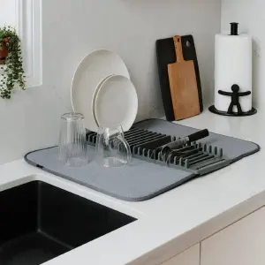 Tapete Escurridor Silicona Plegable