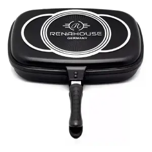 Sartén Doble Parrilla 36cm Antiadherente