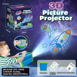 PROYECTOR 3D DE DIBUJOS NIÑOS