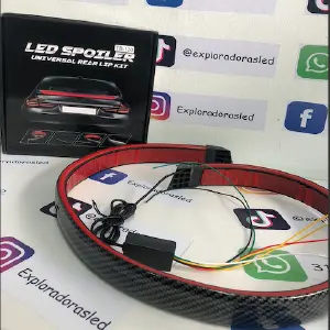 Spoiler Fibra de carbono para baúl tb120