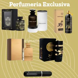 Kit 5 perfumes + perfumero