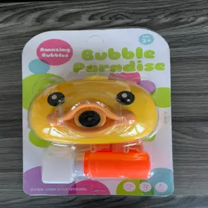 CAMARA DE BURBUJAS DE JUGUETE