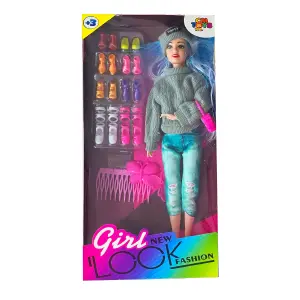 Muñeca Happy Moda Abrigo Coleccion Zapat