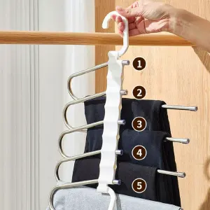 Organizador Perchero De Ropa Plegable x5