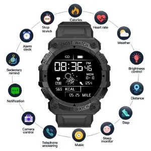 Smartwatch FD68 Negro