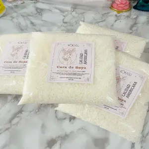 Cera de soya 100% natural