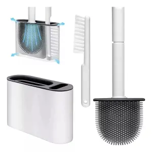 Cepillo Silicona Inodoro Flexib