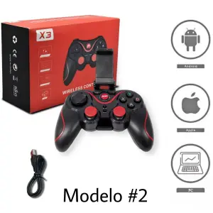 control inalambrico x3conexion Bluetoot