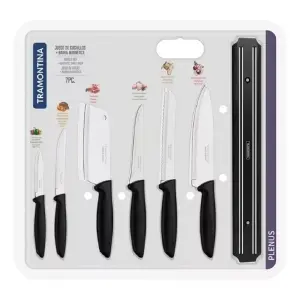 Set De Cuchillos Con Soporte Magnético