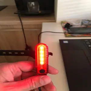 Luz Linterna RecargableBicicleta trasera