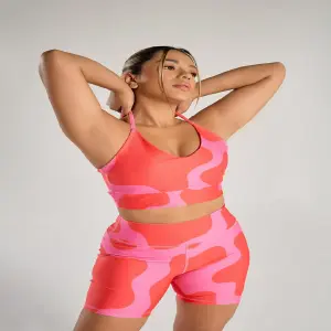 SET TOP TIRAS + SHORT PINK GLOW