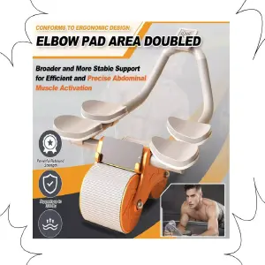 RUEDA ABDOMINAL CON SOPORTE PARA CODO