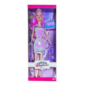 Muñeca Vestido Escamas Multicolor Moda