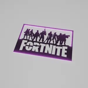 Cuadro  con Luz Led Fornite V279