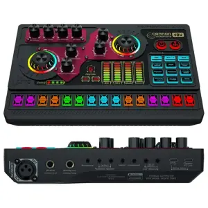 Kit Podcast Mezclador Audio Tarjeta x5