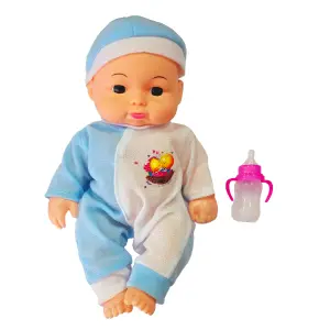 Muñeca Bebe Pijama Tetero Juguete Niñas