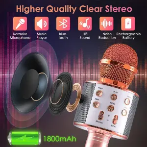 Microfono Karaoke Bluetooth / Fm / Usb