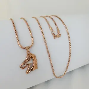 Cadena De Caballero De Tejido Lazo Rusti