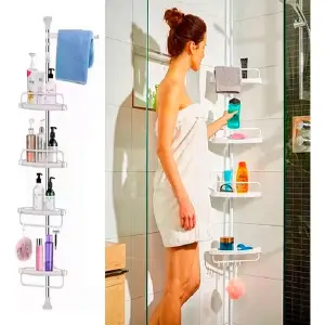 Organizador Esquinero Baño Ducha Ajuste