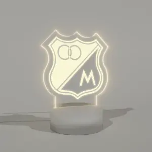 Lampara Base Led  Millonarios Fc V284