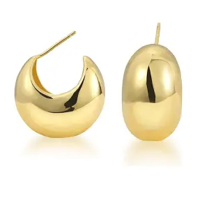 Aretes En Forma De C Gota De Agua
