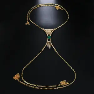 Cadena Brilante Para El Cuerpo Busto