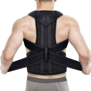 Corrector De Postura Espalda Unisex Neg