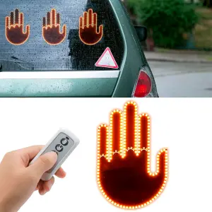 Letrero Led Gestos Mano Carro PTZ-2-5