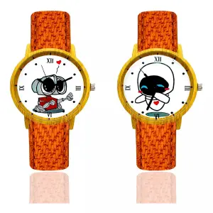 Reloj De Pareja Walle Y Eva + Estuche