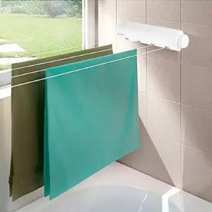 Tendedero Extensible Retráctil Para Ropa