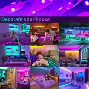 Cinta De Luz Led 10 Metros Rgb 12v