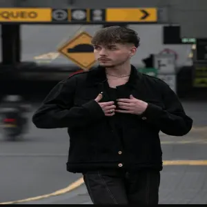 Chaqueta en gamuza para hombre