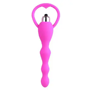 Plug Anal Vibrador Silicona Juguete Sexu