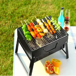 Parrilla de carbon portatil aceroFK22-80