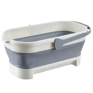 Cesta Plegable Alargada Aseo Recipiente