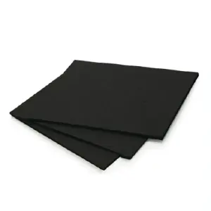 CARTULINA PLANA 1/8 NEGRA X7