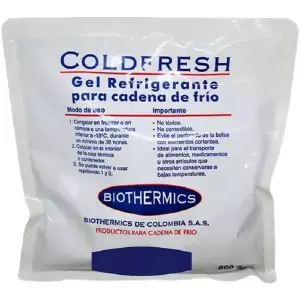 GEL REFRIGERANTE, CADENA DE FRIO.