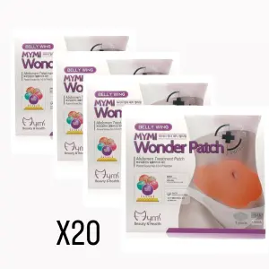5 Parches Reductores Abdomen Mymi X20