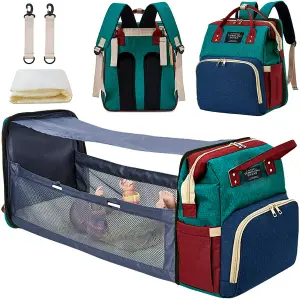 Morral pañalera multifuncional con cambi
