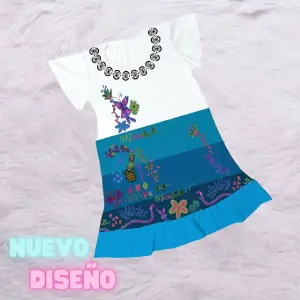 pijama niña mirabel flores