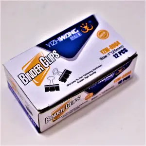 CAJA CLIPS MARIPOSA X 12 PIEZAS