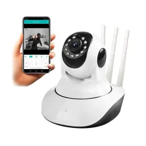 Camara IP 3 antenas seguridad