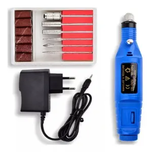 Kit Pulidor De Uñas Eléctrico Removedor