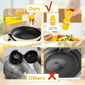 Dispensador de Aceite con Brocha Grande