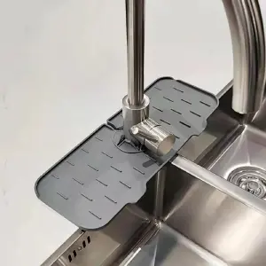 Tapete de silicona escurridor para grifo
