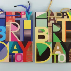 Bolsa de regalo pequeña motivos letras