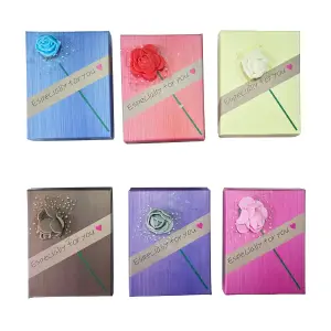 Caja Estuche X6 Collar Aretes Joyas