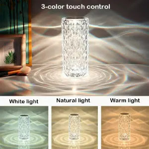 LÁMPARA TÁCTIL LED 3D RECARGABLE