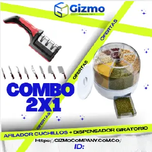 Combo Afilador Cuchillos + Dispensador G